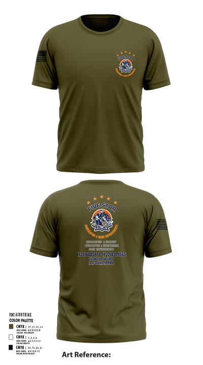5 Star 18393940 Short Sleeve Performance Shirt - 112