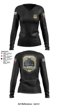880th Quartermaster Company 80269205 Women's Long Sleeve V-neck Shirt - 103