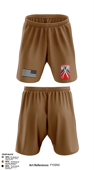 16th Sustainment Brigade 31435396 Athletic Shorts With Pockets - 2