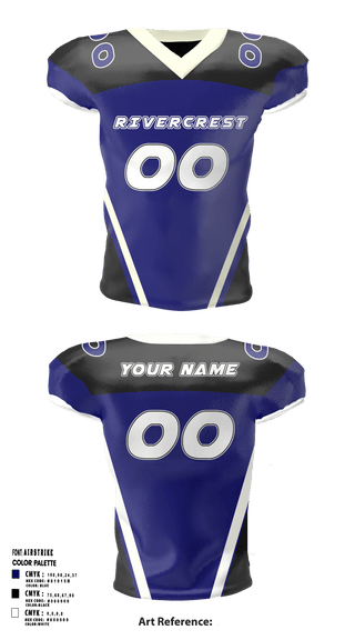 Football Jersey, Rivercrest High School Football, Football, Teamtime, Team time, sublimation, custom sports apparel, team uniforms, spirit wear, spiritwear, sports uniforms, custom shirts, team store, custom team store, fundraiser sports, apparel fundraiser