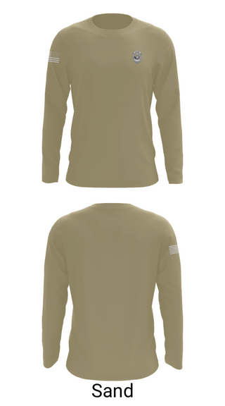 Long Sleeve Performance Shirt, Haskell Police Department, Police, Teamtime, Team time, sublimation, custom sports apparel, team uniforms, spirit wear, spiritwear, sports uniforms, custom shirts, team store, custom team store, fundraiser sports, apparel fundraiser