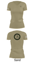1055th Trans 1st Plt 68355484 Women's Short Sleeve V-neck Shirt - 84
