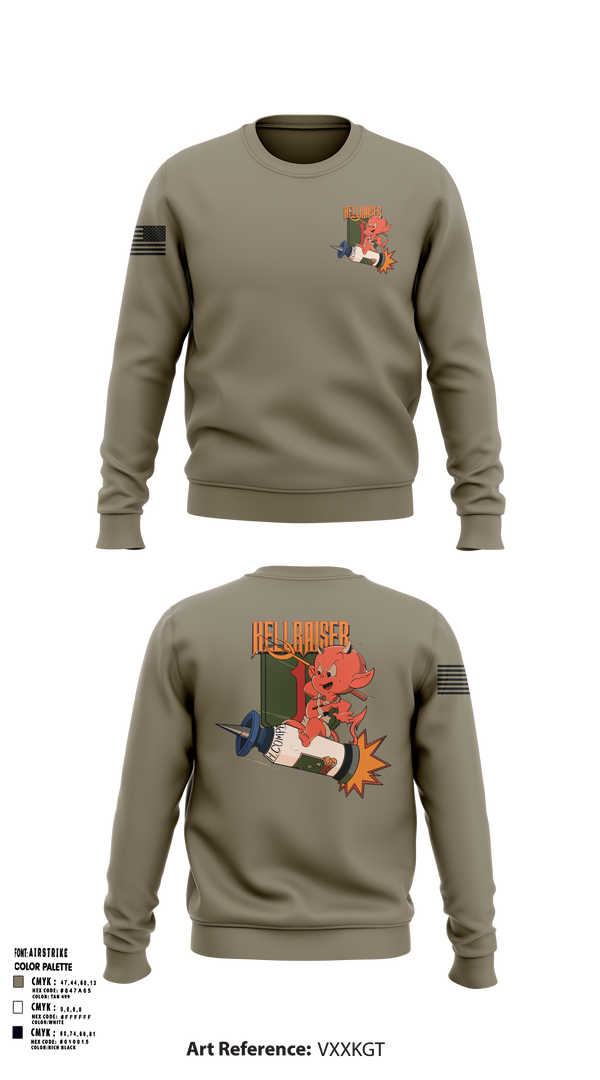 Crew Neck Sweatshirt, Hellraiser, , Teamtime, Team time, sublimation, custom sports apparel, team uniforms, spirit wear, spiritwear, sports uniforms, custom shirts, team store, custom team store, fundraiser sports, apparel fundraiser