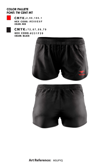 Womens Shorts, South Western Senior High School Cross Country, Cross Country, Teamtime, Team time, sublimation, custom sports apparel, team uniforms, spirit wear, spiritwear, sports uniforms, custom shirts, team store, custom team store, fundraiser sports, apparel fundraiser