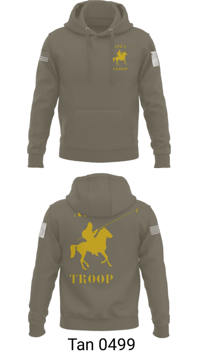 Alpha Troop, 1-221 CAV 34469039 Hoodie - 74