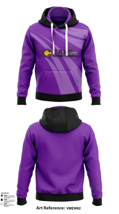 Caro High School Volleyball 92825459 Hoodie - 125