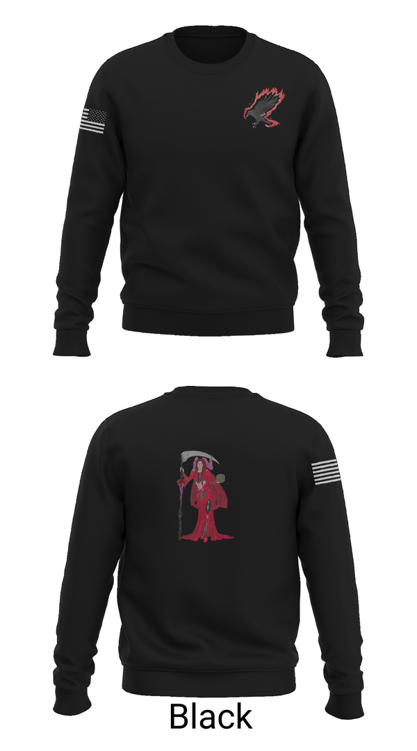 Crew Neck Sweatshirt, A Co. 152 BEB, Army, Teamtime, Team time, sublimation, custom sports apparel, team uniforms, spirit wear, spiritwear, sports uniforms, custom shirts, team store, custom team store, fundraiser sports, apparel fundraiser