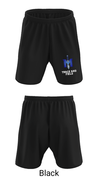 Athletic Shorts With Pockets, iMater Knights, Track & Field, Teamtime, Team time, sublimation, custom sports apparel, team uniforms, spirit wear, spiritwear, sports uniforms, custom shirts, team store, custom team store, fundraiser sports, apparel fundraiser