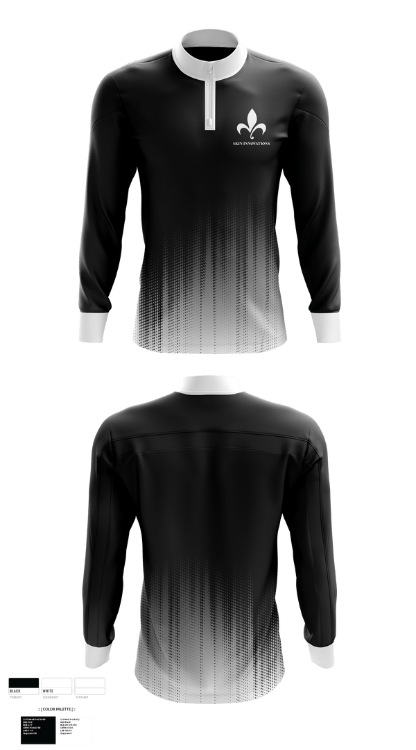 Quarter Zip Jacket, Skin Innovations, , Teamtime, Team time, sublimation, custom sports apparel, team uniforms, spirit wear, spiritwear, sports uniforms, custom shirts, team store, custom team store, fundraiser sports, apparel fundraiser