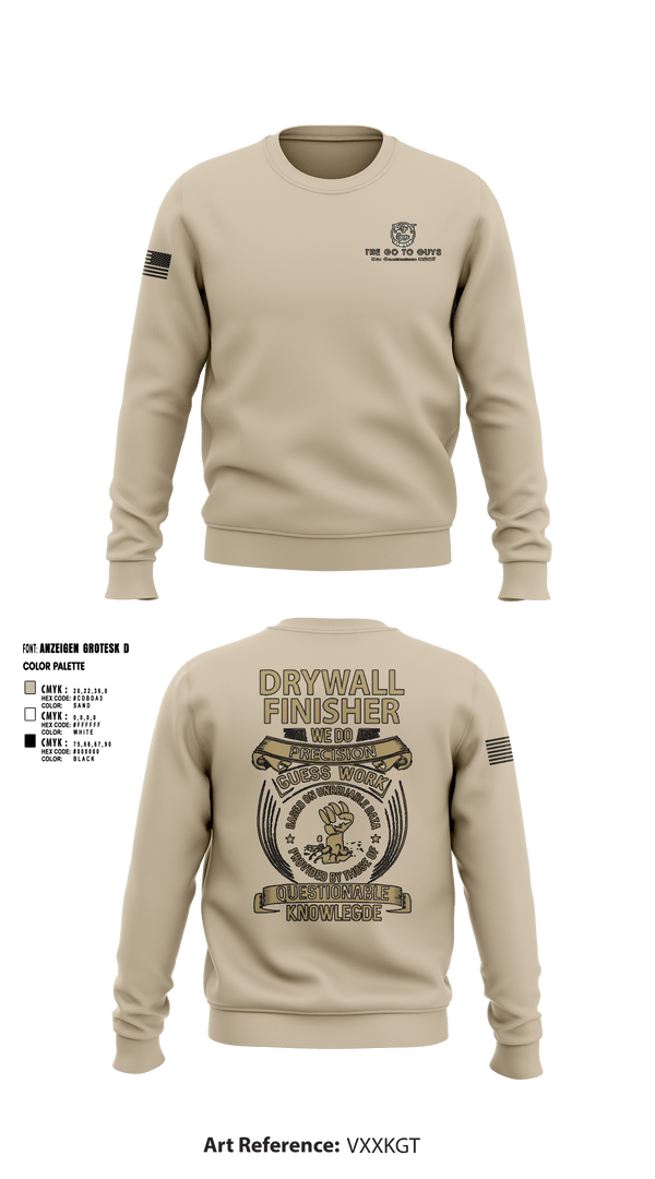 Crew Neck Sweatshirt, The Go To Guys, , Teamtime, Team time, sublimation, custom sports apparel, team uniforms, spirit wear, spiritwear, sports uniforms, custom shirts, team store, custom team store, fundraiser sports, apparel fundraiser