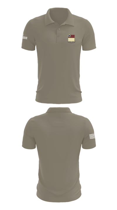 HHD 166th Regiment 4853273 Short Sleeve Performance Polo - 67
