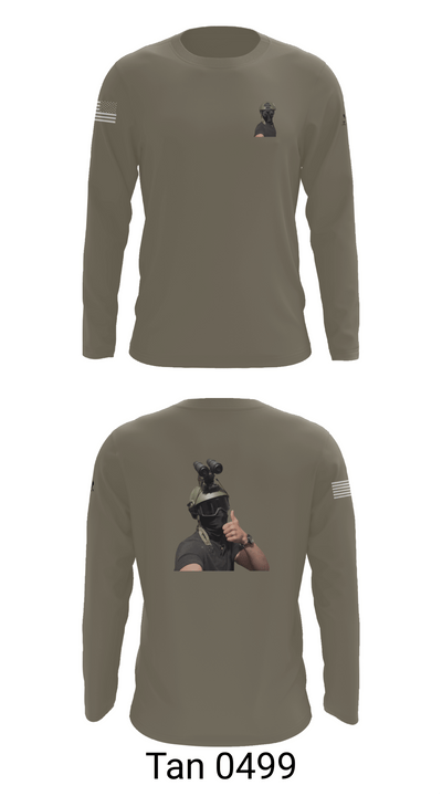 1st marine divison 61808262 Long Sleeve Performance Shirt 66