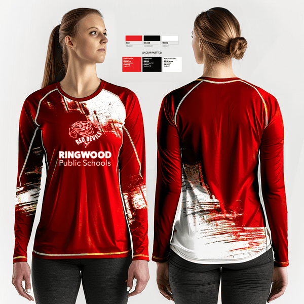 Long Sleeve Performance Shirt, Ringwood High School Band, Spirit Store, Teamtime, Team time, sublimation, custom sports apparel, team uniforms, spirit wear, spiritwear, sports uniforms, custom shirts, team store, custom team store, fundraiser sports, apparel fundraiser