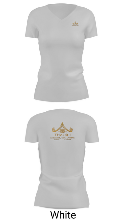 Thai & I 37180330 Women's Short Sleeve V-neck Shirt - 19