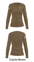611th 22611110 Women's Long Sleeve V-neck Shirt - 17