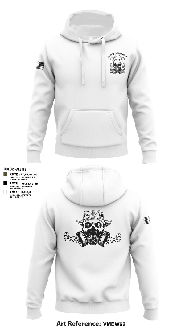 Hoodie, Field Company, Marines, Teamtime, Team time, sublimation, custom sports apparel, team uniforms, spirit wear, spiritwear, sports uniforms, custom shirts, team store, custom team store, fundraiser sports, apparel fundraiser