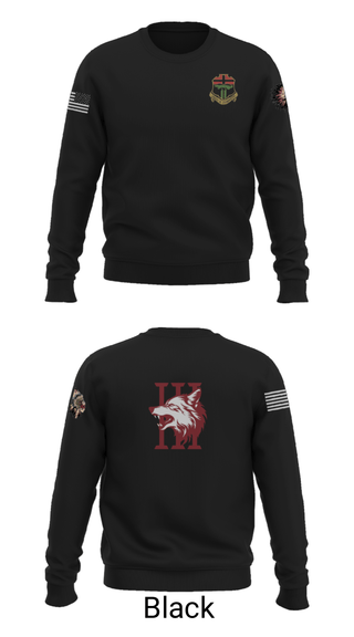 Crew Neck Sweatshirt, Apache company, 4-6 IN, Army, Teamtime, Team time, sublimation, custom sports apparel, team uniforms, spirit wear, spiritwear, sports uniforms, custom shirts, team store, custom team store, fundraiser sports, apparel fundraiser
