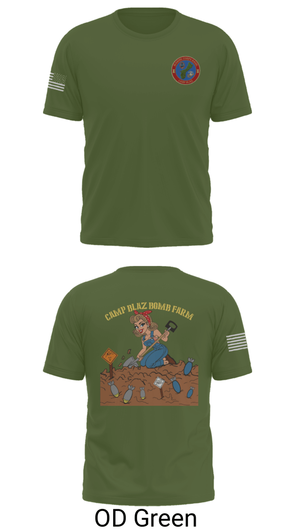Short Sleeve Performance Shirt, MCB Camp Blaz Ordnance, Marines, Teamtime, Team time, sublimation, custom sports apparel, team uniforms, spirit wear, spiritwear, sports uniforms, custom shirts, team store, custom team store, fundraiser sports, apparel fundraiser