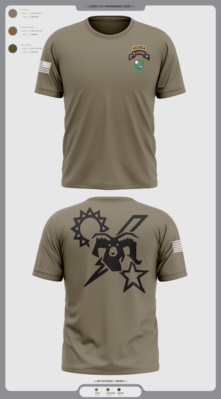 Short Sleeve Performance Shirt, 75th Ranger regiment, Army, Teamtime, Team time, sublimation, custom sports apparel, team uniforms, spirit wear, spiritwear, sports uniforms, custom shirts, team store, custom team store, fundraiser sports, apparel fundraiser