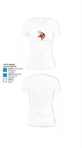 North Pontotoc Middle School Golf 53809374 Women's Short Sleeve V-neck Shirt - 18