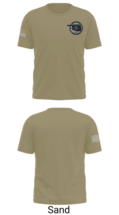 Salina Police Department 80240823 Old School Cotton Feel Shirt - 86