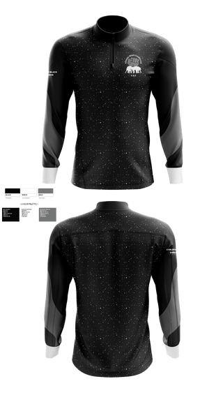 Quarter Zip Jacket, Athletic Black Excellence, Track & Field, Teamtime, Team time, sublimation, custom sports apparel, team uniforms, spirit wear, spiritwear, sports uniforms, custom shirts, team store, custom team store, fundraiser sports, apparel fundraiser