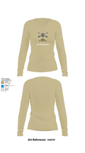 STAC, 389th MI BN (SO)(A) 69647578 Women's Long Sleeve V-neck Shirt - 82