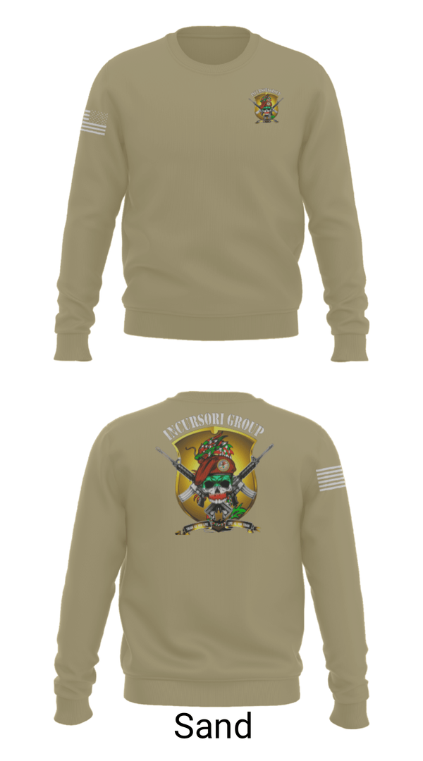 Crew Neck Sweatshirt, Incursori, , Teamtime, Team time, sublimation, custom sports apparel, team uniforms, spirit wear, spiritwear, sports uniforms, custom shirts, team store, custom team store, fundraiser sports, apparel fundraiser
