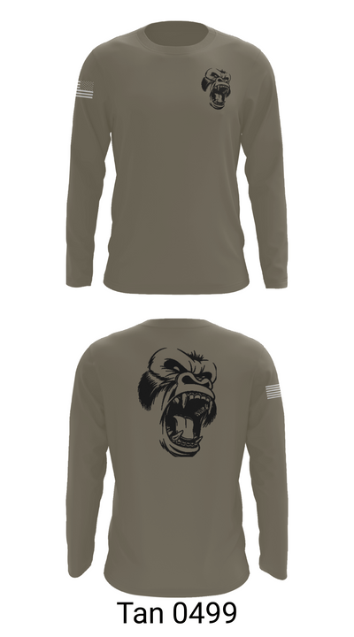 USS CARL VINSON 40544561 Long Sleeve Performance Shirt - 63