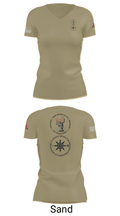 205th HHC 61096734 Women's Short Sleeve V-neck Shirt - 84