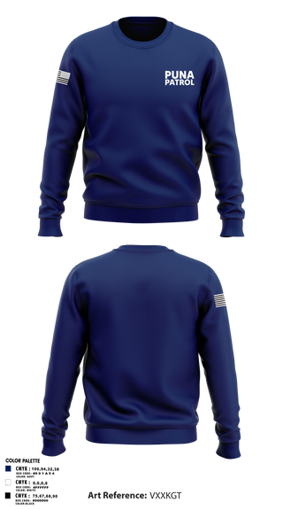Crew Neck Sweatshirt, Puna Patrol, , Teamtime, Team time, sublimation, custom sports apparel, team uniforms, spirit wear, spiritwear, sports uniforms, custom shirts, team store, custom team store, fundraiser sports, apparel fundraiser