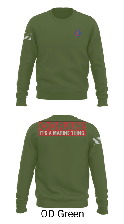 1st Marine Regiment 32808075 Crew Neck Sweatshirt - 36