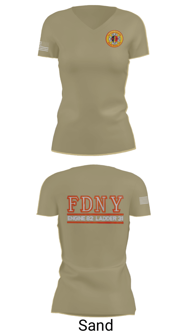 Women's Short Sleeve Vneck Shirt, LA CASA GRANDE E82 and L31, Fire Department, Teamtime, Team time, sublimation, custom sports apparel, team uniforms, spirit wear, spiritwear, sports uniforms, custom shirts, team store, custom team store, fundraiser sports, apparel fundraiser