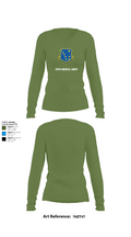 176th Medical Group 86455833 Women's Long Sleeve V-neck Shirt - 42