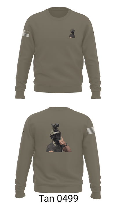 1st marine divison 61808262 Crew Neck Sweatshirt - 65