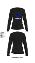 Detachment 035 78200386 Women's Long Sleeve V-neck Shirt - 22
