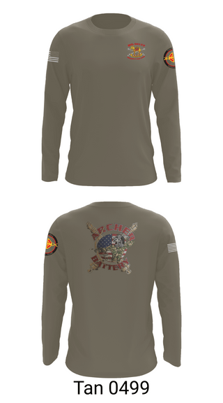 Long Sleeve Performance Shirt, Archer Battery 2-2 FA, Army, Teamtime, Team time, sublimation, custom sports apparel, team uniforms, spirit wear, spiritwear, sports uniforms, custom shirts, team store, custom team store, fundraiser sports, apparel fundraiser