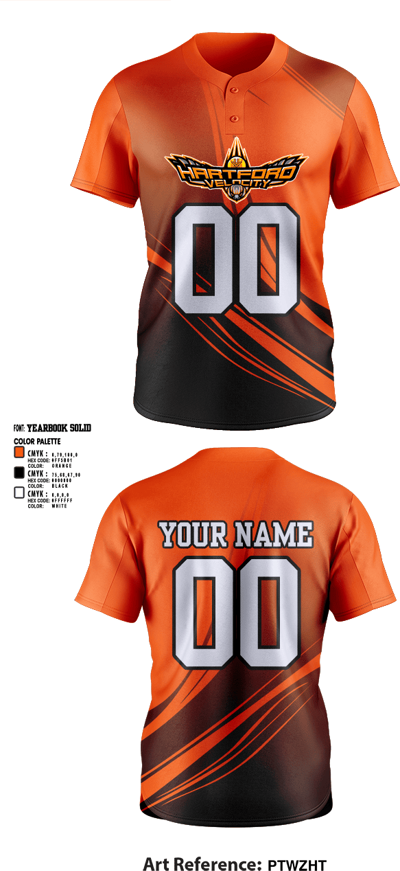 Full Button Softball Jersey, Hartford Velocity, Softball, Teamtime, Team time, sublimation, custom sports apparel, team uniforms, spirit wear, spiritwear, sports uniforms, custom shirts, team store, custom team store, fundraiser sports, apparel fundraiser