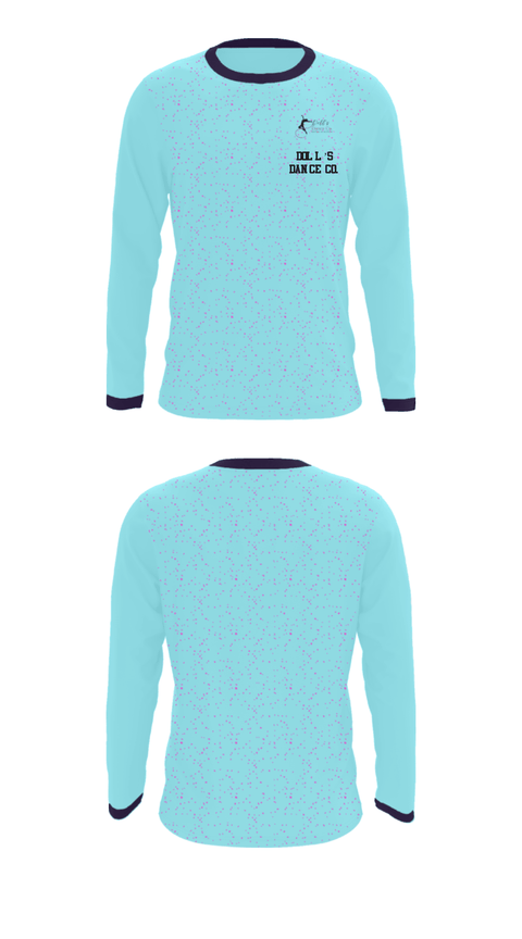 Long Sleeve Performance Shirt, Doll’s Dance Co., , Teamtime, Team time, sublimation, custom sports apparel, team uniforms, spirit wear, spiritwear, sports uniforms, custom shirts, team store, custom team store, fundraiser sports, apparel fundraiser