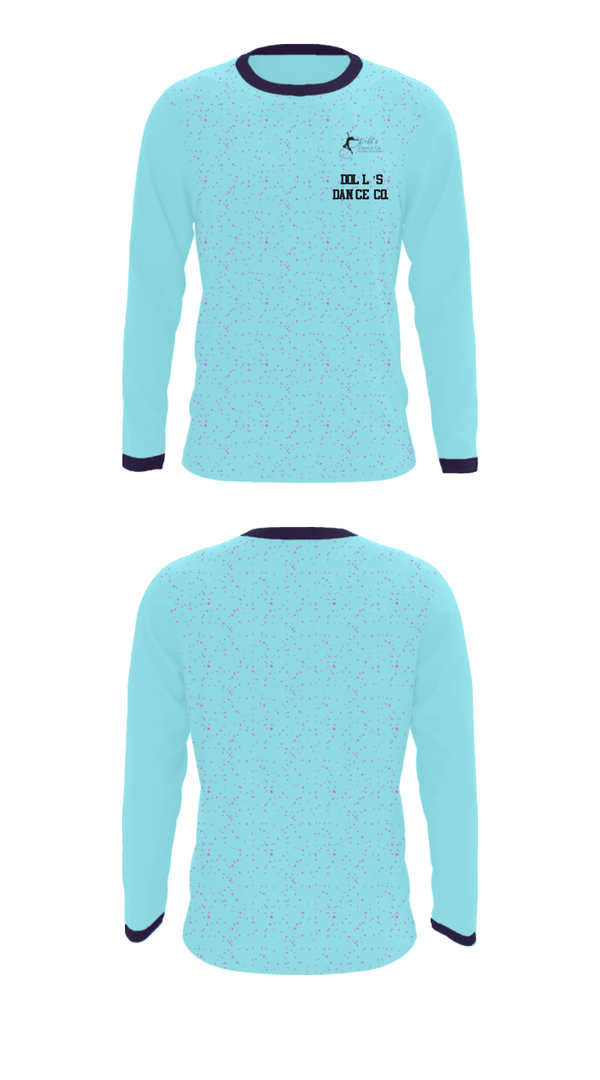 Long Sleeve Performance Shirt, Doll’s Dance Co., , Teamtime, Team time, sublimation, custom sports apparel, team uniforms, spirit wear, spiritwear, sports uniforms, custom shirts, team store, custom team store, fundraiser sports, apparel fundraiser