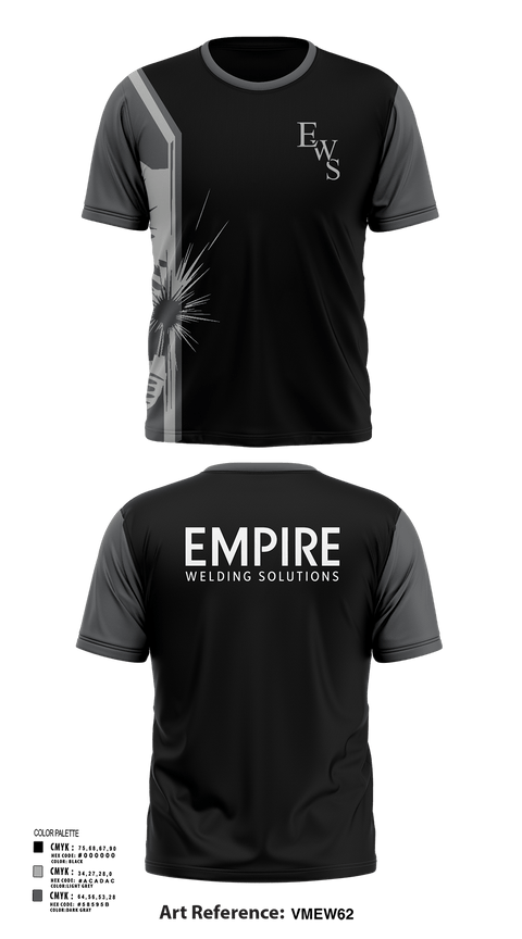Short Sleeve Performance Shirt, Empire Welding Solutions, , Teamtime, Team time, sublimation, custom sports apparel, team uniforms, spirit wear, spiritwear, sports uniforms, custom shirts, team store, custom team store, fundraiser sports, apparel fundraiser