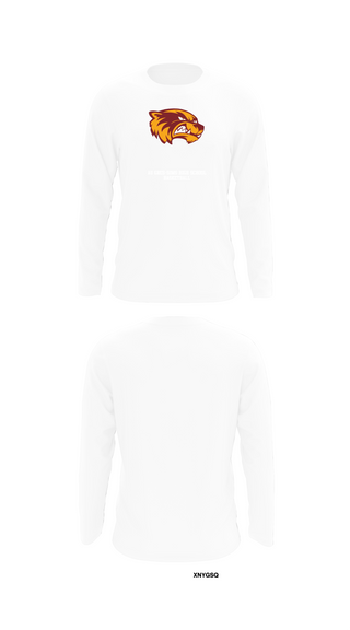 Long Sleeve Performance Shirt, Au Gres-Sims High School Basketball, Men's Basketball, Teamtime, Team time, sublimation, custom sports apparel, team uniforms, spirit wear, spiritwear, sports uniforms, custom shirts, team store, custom team store, fundraiser sports, apparel fundraiser