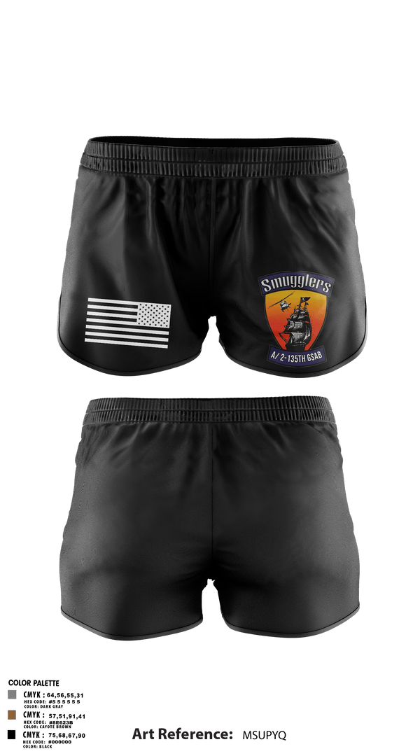 Ranger Panties, A/2135th GSAB “SMUGGLERS”, Army, Teamtime, Team time, sublimation, custom sports apparel, team uniforms, spirit wear, spiritwear, sports uniforms, custom shirts, team store, custom team store, fundraiser sports, apparel fundraiser