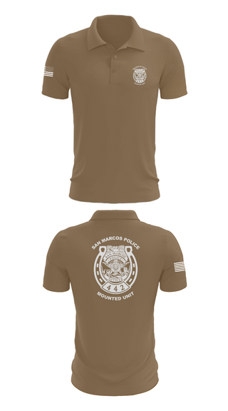 Short Sleeve Performance Polo, San Marcos Police Mounted Unit, , Teamtime, Team time, sublimation, custom sports apparel, team uniforms, spirit wear, spiritwear, sports uniforms, custom shirts, team store, custom team store, fundraiser sports, apparel fundraiser