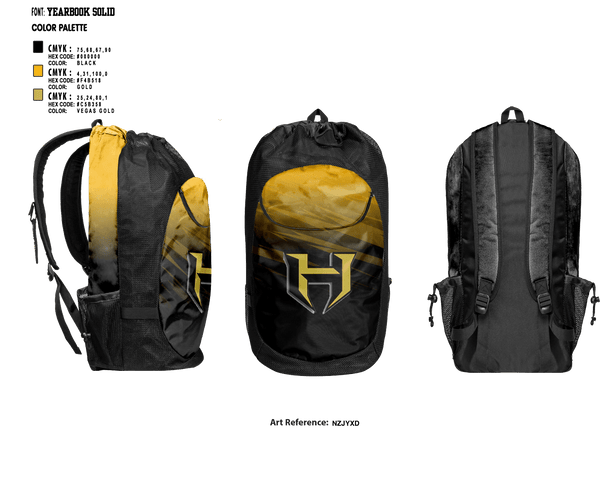 Gear Bag, Hubbard High School Cross Country, Cross Country, Teamtime, Team time, sublimation, custom sports apparel, team uniforms, spirit wear, spiritwear, sports uniforms, custom shirts, team store, custom team store, fundraiser sports, apparel fundraiser