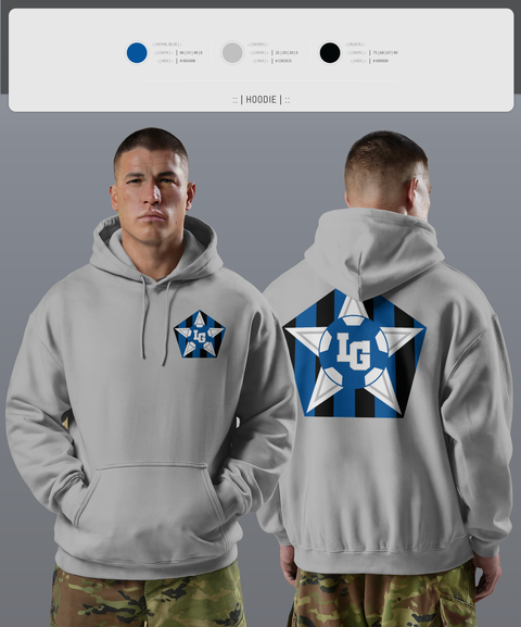 Hoodie, LaGrange Grangers, Men's Soccer, Teamtime, Team time, sublimation, custom sports apparel, team uniforms, spirit wear, spiritwear, sports uniforms, custom shirts, team store, custom team store, fundraiser sports, apparel fundraiser
