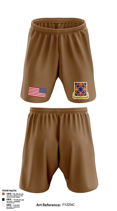 C BTRY 1/107 FA 56836205 Athletic Shorts With Pockets - 1