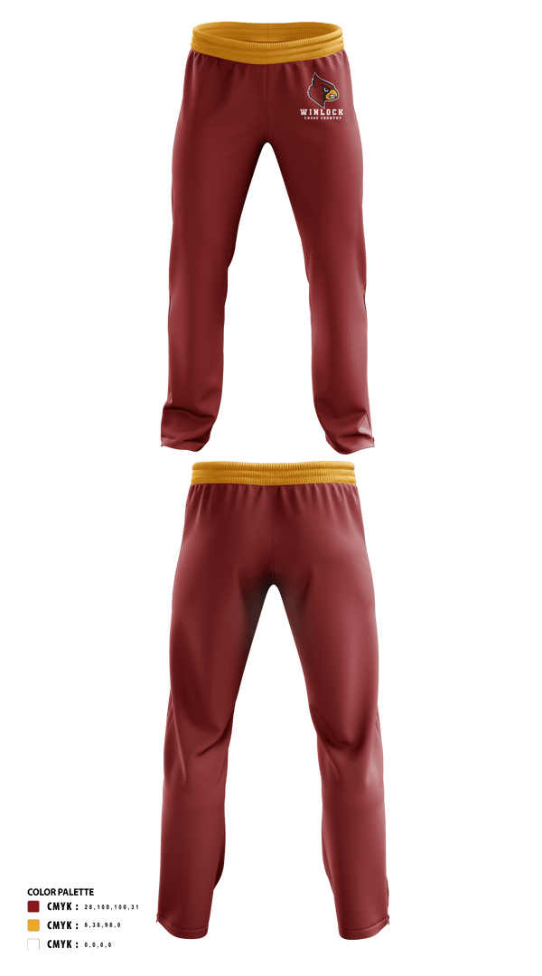 Sweatpants, Winlock Middle School Cross Country, Cross Country, Teamtime, Team time, sublimation, custom sports apparel, team uniforms, spirit wear, spiritwear, sports uniforms, custom shirts, team store, custom team store, fundraiser sports, apparel fundraiser