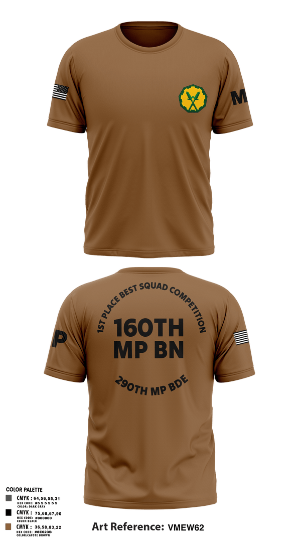 Old School Cotton Feel Shirt, 160th mp bn, Army, Teamtime, Team time, sublimation, custom sports apparel, team uniforms, spirit wear, spiritwear, sports uniforms, custom shirts, team store, custom team store, fundraiser sports, apparel fundraiser