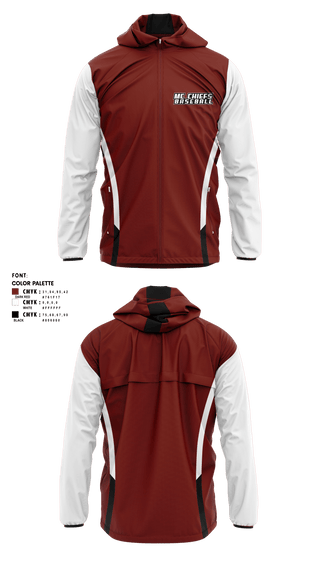 Windbreaker, mc chiefs, , Teamtime, Team time, sublimation, custom sports apparel, team uniforms, spirit wear, spiritwear, sports uniforms, custom shirts, team store, custom team store, fundraiser sports, apparel fundraiser